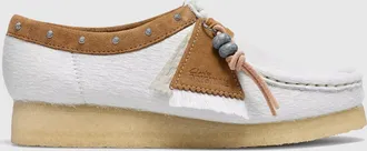 Clarks Mocassins Wallabee Off White Int