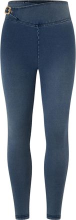 Freddy Jeggings WR.UP con vita alta decorata da fibbia laterale