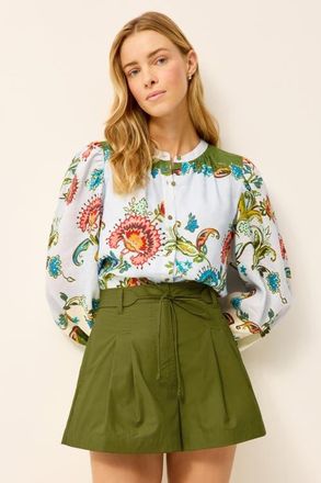 Marie Oliver Kendra Blouse in Delphi at Nordstrom, Size Xx-Small L
