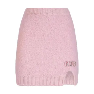 GCDS Gcds, Dames, Rokken, Roze, Maat: L Wol