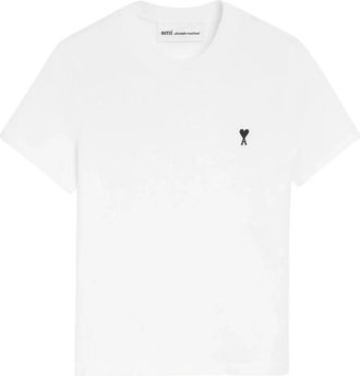 Ami Ami de Coeur T-shirt - Dames - T-shirts - Wit - S - Katoen - Tops