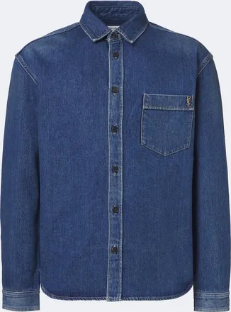 Saint Laurent Cassandre denim shirt
