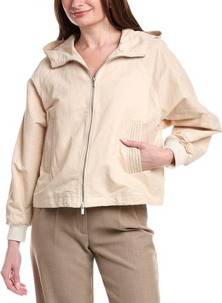 PESERICO Linen-Blend Bomber Jacket