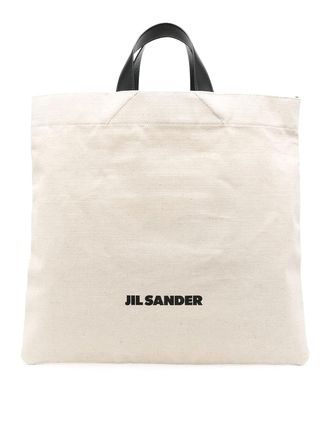 Jil Sander Logo-print cotton bag