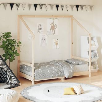 vidaXL Vidaxl - Estructura De Cama Para Ni&ntilde;os Madera Maciza De Pino 80x160 Cm