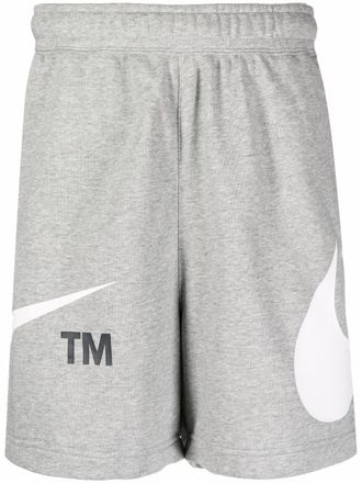Nike logo-print shorts - Grey