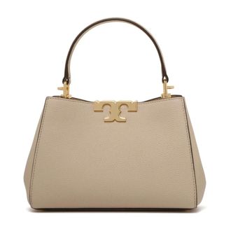 Tory Burch Handbags, female, Gray, ONE SIZE, Mini Eleanor Soft Satchel