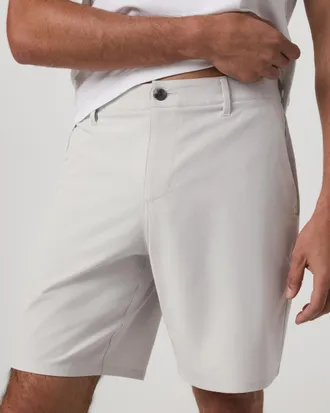 Vuori Clothing Aim Shorts 8 | Salt Linen Texture | 28