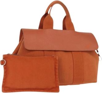 Herm&egrave;s Pre-owned Handbags, female, Orange, Size: ONE SIZE Pre-owned Vintage Tote Bag