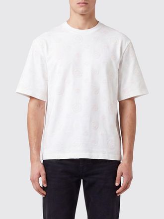 Casablanca T-shirt girocollo in cotone organico con stampa monogram