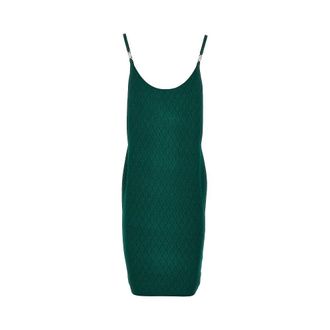 Versace Jacquard knit knee-length dress Woman 44