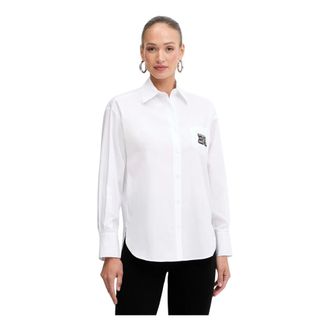 Ermanno Scervino Dames, Blouses & Shirts, Wit, Maat: XS Katoen