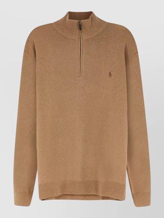 Polo Ralph Lauren wool half-zip high-neck sweater