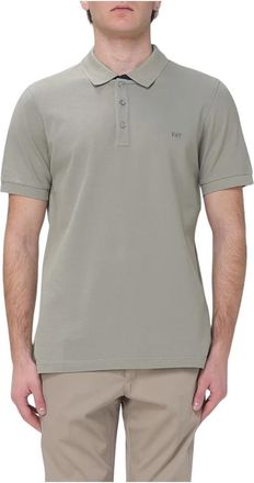 Fay T-shirts en Poloshirts Groen - Heren - Polos - Groen - 3XL - Tops