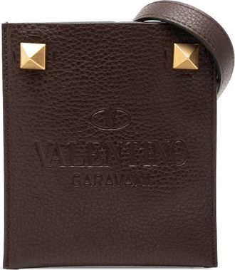 Valentino Pre-owned Valentino Mini Grained Calfskin Rockstud Identity Crossbody Ladies L2N8L3RQZXP1CCMV