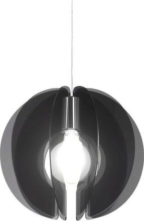 Linea Zero Suspensi&oacute;n Sirio Ahumado En Metal Cromado Cm. 40x40h