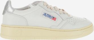 Autry White Round Toe Sneakers