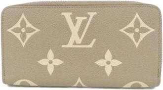 Louis Vuitton Pre-owned Bags, female, Beige, Size: ONE SIZE Pre-owned Long wallet (bi-fold)