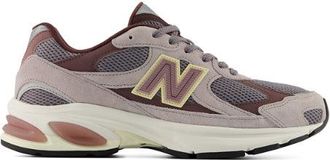 New Balance Unisexo 2010 en Gris/Beige, Gamuza/Malla, Talla 37.5