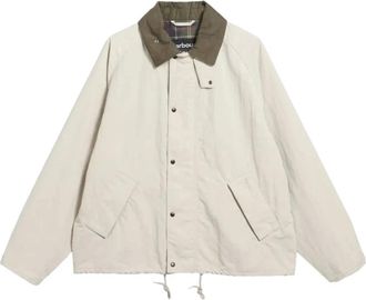 Barbour Transport Nylon Casual Jacket - Heren - Zomerjassen - Beige - 2XS - Nylon - Jassen