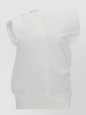 sacai asymmetric sleeveless blouse