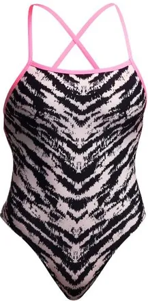 Funkita Strapped In One Piece Badeanzug f&uuml;r Damen | grau