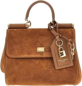 Dolce & Gabbana Suede leather My Sicily bag Woman One Size