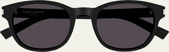 Saint Laurent Mens SL 620 Acetate Round Sunglasses