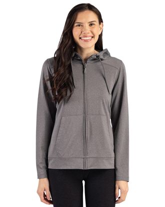 Clique Dash Recycled Womens Full Zip Hooded Sweatshirt