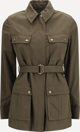 Burberry Gabardine Safari Jacket Female 8