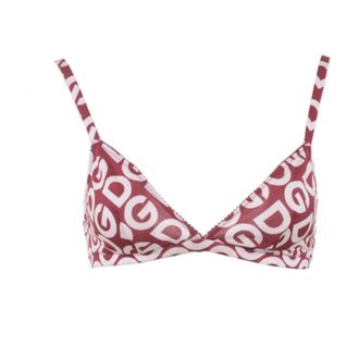 Dolce & Gabbana DG Print Bra - female - Dolce & Gabbana - Bras - Multicolor - M - Underwear