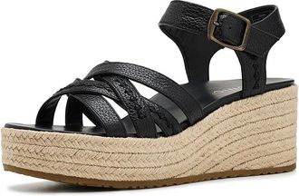 Vionic Dana Womens Sandals Black Tumbled Leather : 7.5 M