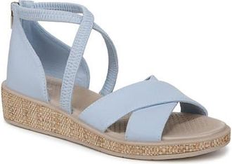 Life Stride Bali Wedge Sandal in Blue at Nordstrom, Size 7.5