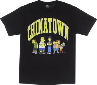 Market Simpsons Arc Tee Zwart T-Shirt - Heren - T-shirts - Zwart - XL - Katoen - Tops
