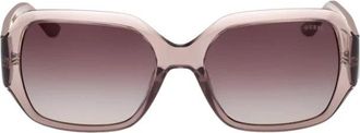 Guess Square Zonnebril - Dames - Zonnebrillen - Bruin - 57 MM - Accessoires