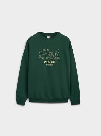 Twik Womens Oversized destination fleece sweatshirt