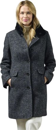 Junge Cappotto monopetto - - Coats - Donna - Nero - L