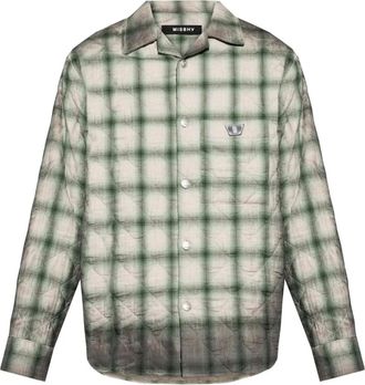Misbhv checked quilted overshirt - Neutrals