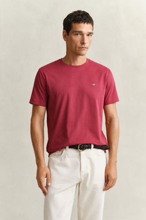 GANT Men Regular Fit Shield T-Shirt (XXXL) MUTED RED