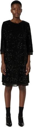 Gerard Darel Liora Sequin Dress in Black at Nordstrom, Size 6