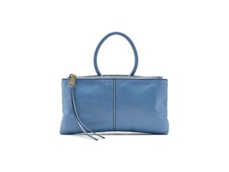 Hobo Sable Crossbody Cross Body Womens Handbags Faded Denim, Cotton/Leather