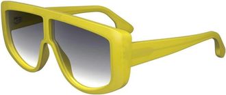 Victoria Beckham Sunglasses, female, Yellow, Size: ONE SIZE Vb664S Shield Sunglasses