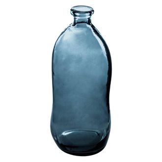 Atmosphera Atmosphera - Jarr&oacute;n dame Jeanne - Vidrio Reciclado - Azul Tormenta A. 73 Cm Cr&eacute;ateur DInt&eacute;rieur