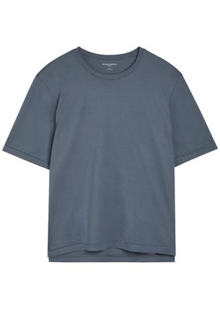 Officine G&eacute;n&eacute;rale Bara Cotton T-shirt - Blue - XL