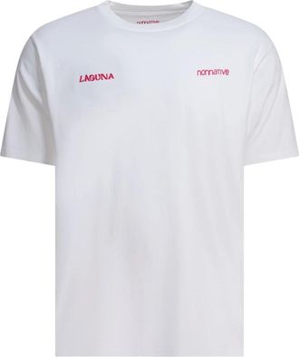 Nonnative Dweller S/S Tee Palace - Heren - Tops - Wit - Maat: XL Katoen