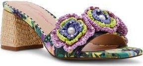 Betsey Johnson Dietrich Slide Sandal in Bright Multi at Nordstrom Rack, Size 8