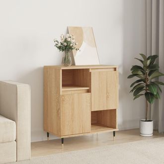 vidaXL Vidaxl - Aparador De Madera Contrachapada Roble Sonoma 60x35x70 Cm