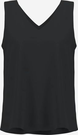 Joseph Ribkoff Womens Casual Sleeveless V-Neck Pullover Top In Midnight Blue