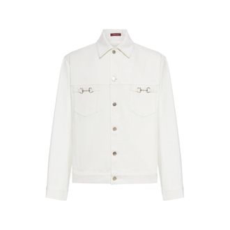 Gucci Horsebit-detail Denim Jacket