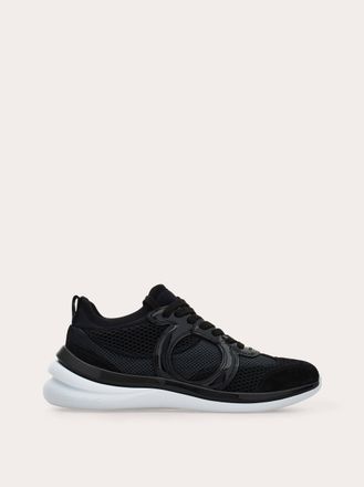 Ferragamo Women Gancini sneaker with mesh detail Black Size 2.5
